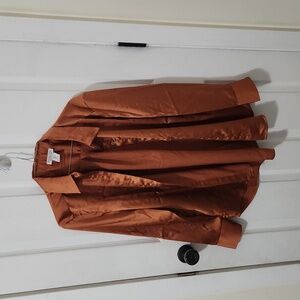 Rachel Zoe Copper Buttom Down Shirt